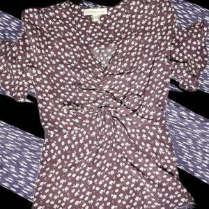 Flower Patterned Dress Shirt